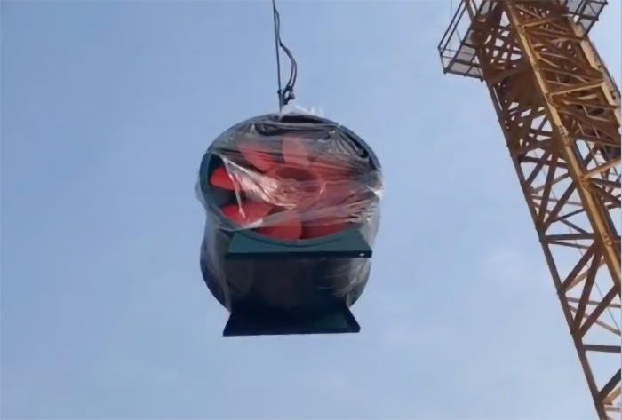 消防排煙風(fēng)機(jī)吊裝